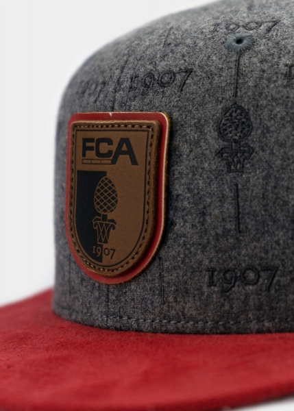 "FC Augsburg" - grau (Snapback)